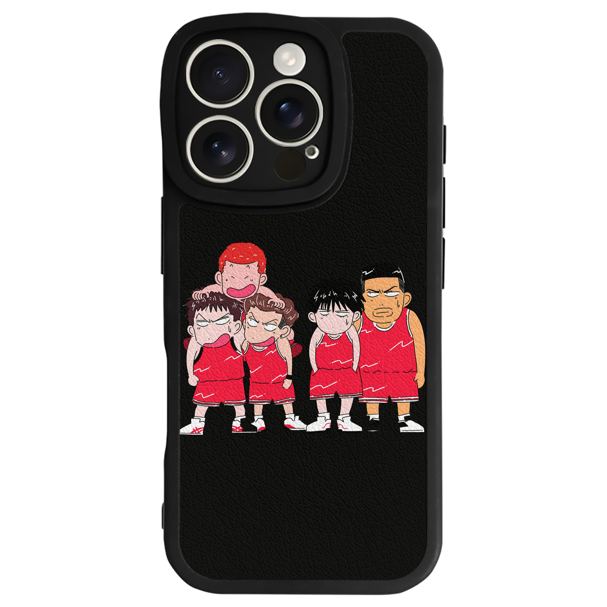 （画像用） SLAM DUNK／スラムダンク 【iPhone 16シリーズ対応】シリコンスマホケース（レザー調） 材質：シリコン